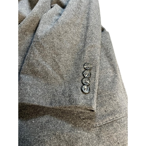 J. Crew Thompson Grey Wool Blend Blazer Suit Jacket Men Size 46 - Picture 5 of 6